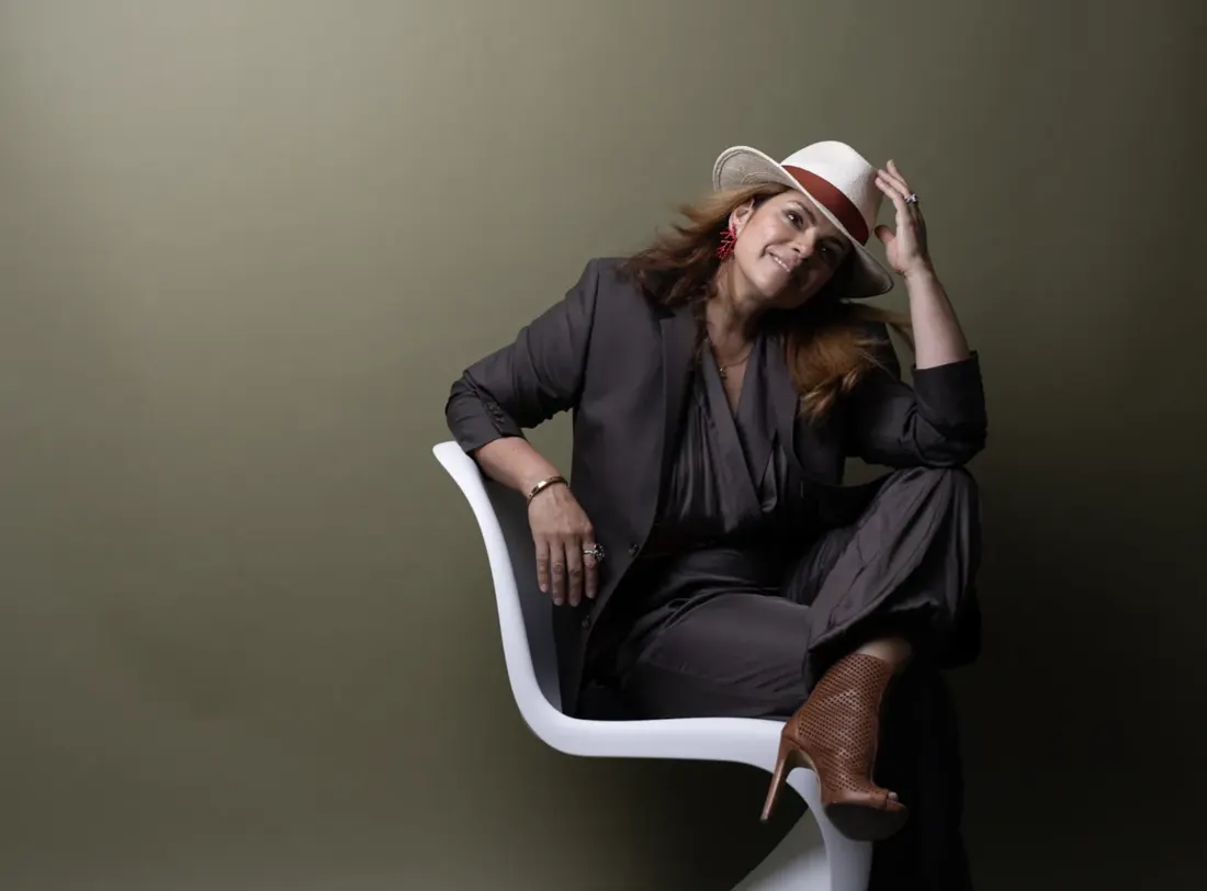 Cristina Galler, Image-Architektin und Fotografin, im Studio in Holzkirchen bei München